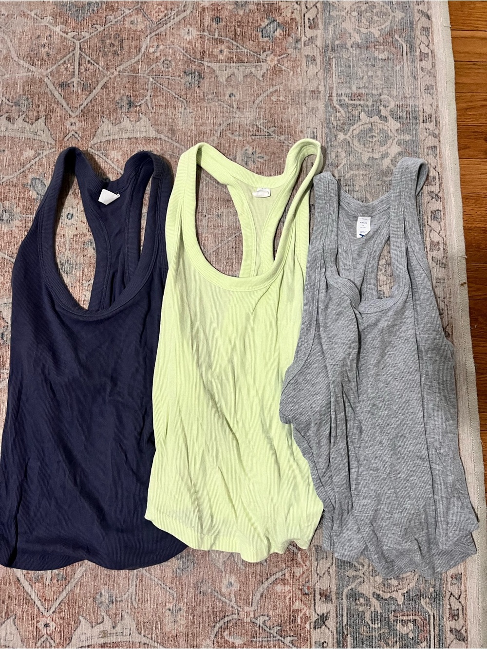 Old Navy Racerback Ribbed Tank Tops